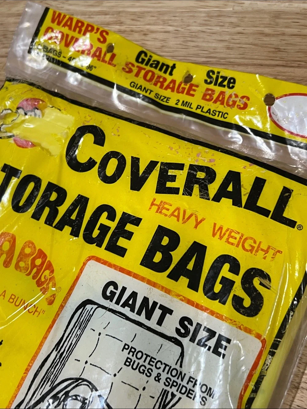 2mil plastic tough 45inx96in 3 bags USA made old new stock z16
